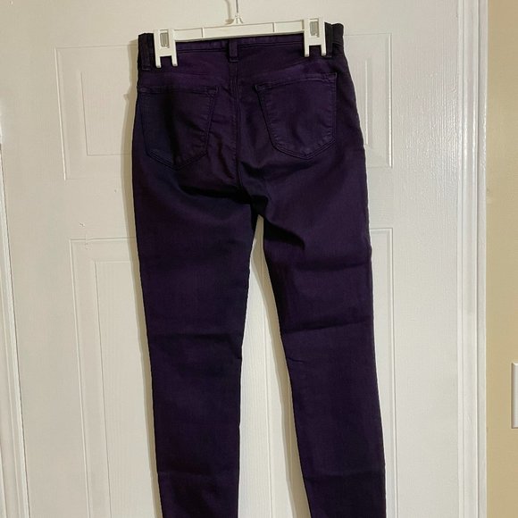 J Brand Purple Denim Super Skinny Jeans - Picture 5 of 10